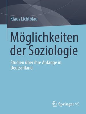 cover image of Möglichkeiten der Soziologie